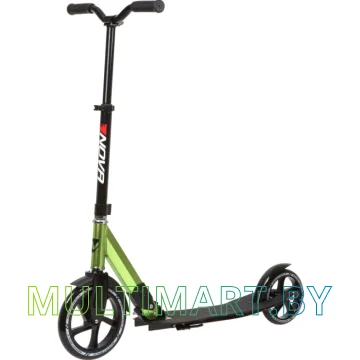 Самокат Novatrack Deft Alloy 230.DEFT.LM21 (лимонный/черный, 2021)